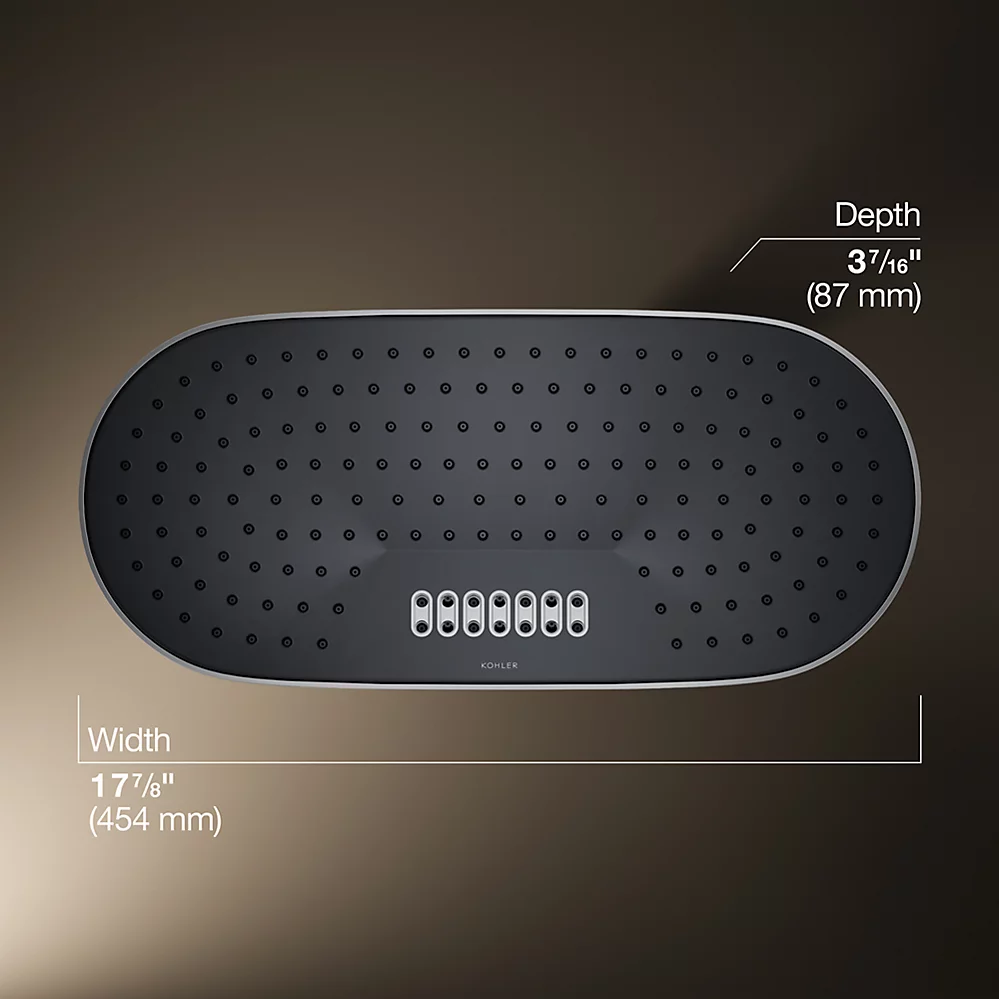 Kohler 26297-CP Statement 2F 356Mm/14 Dpmsg Rainhead