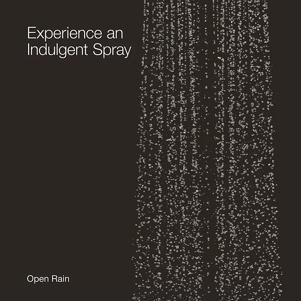 Kohler 26301-BN Statement Iconic Open Rain Rh
