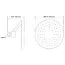 Kohler 26301-TT Statement Iconic Open Rain Rh