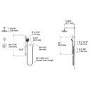 Kohler 26914-G-BL Awaken Shower Kit 1.75 Gpm