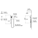 Kohler 26914-Y-2MB Awaken Shower Kit 2.5 Gpm