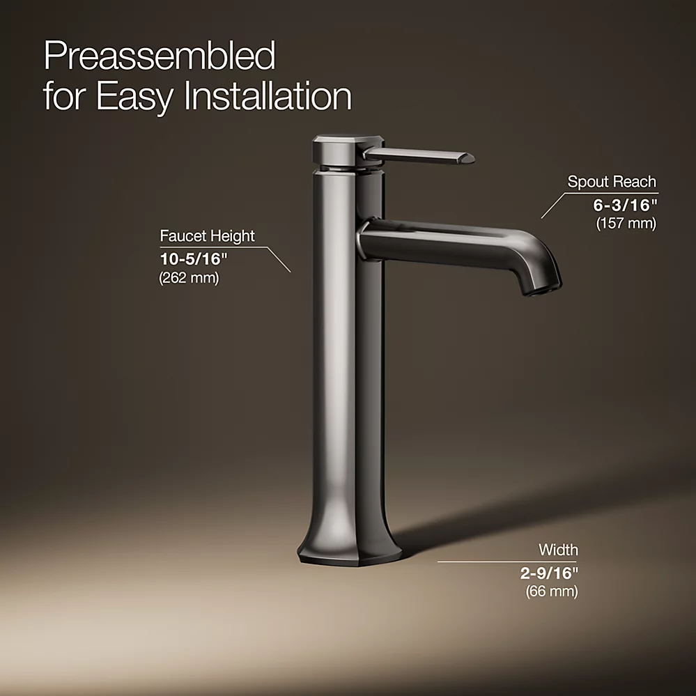 Kohler 27003-4N-TT Occasion Single Control Tall Lav Fct