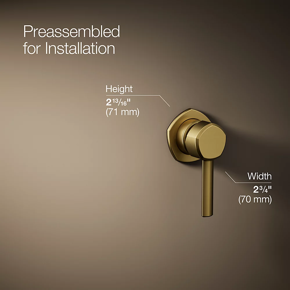 Kohler 27012-4-2MB Occasion Wall Mount Single Handle Fct