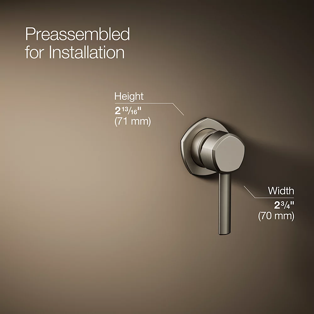 Kohler 27012-4-BN Occasion Wall Mount Single Handle Fct