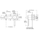 Kohler 27012-4-TT Occasion Wall Mount Single Handle Fct