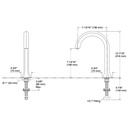 Kohler 27016-TT Occasion Deck Mount Bath Cane Spout