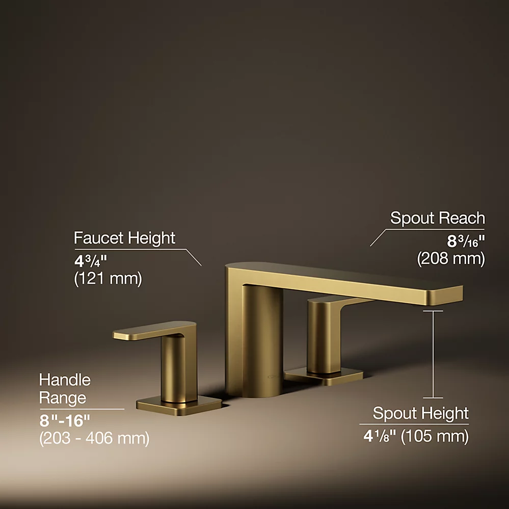 Kohler 27121-4-2MB Parallel 2 Handle Dm Bath Faucet Lever
