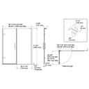 Kohler 27618-10L-BL Composed 3/8 Pivot Door 71.5X58.75