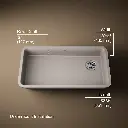 Kohler 27785-CM3 Neoroc Cairn 33 Sgl Basin Ada Sink