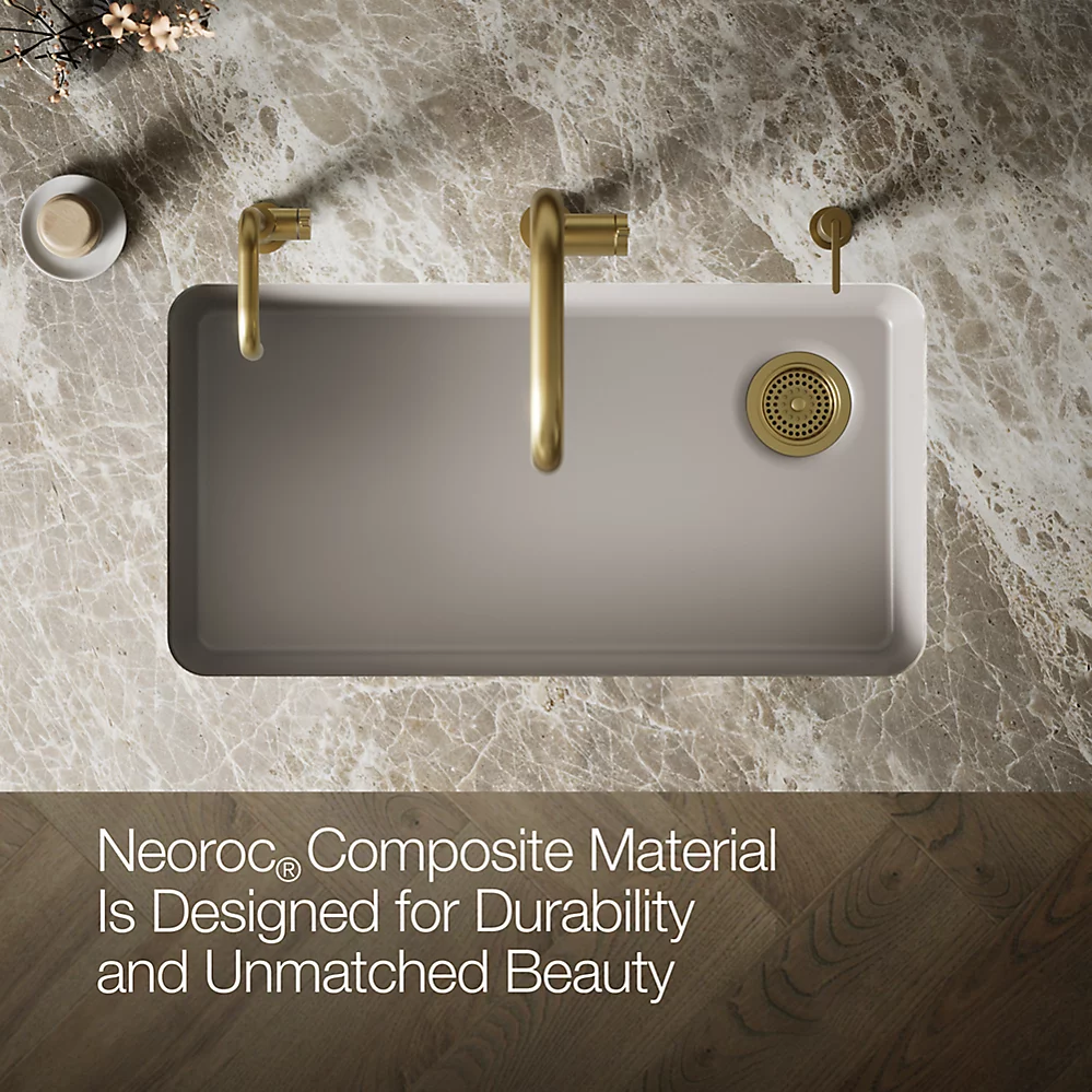 Kohler 27785-CM3 Neoroc Cairn 33 Sgl Basin Ada Sink