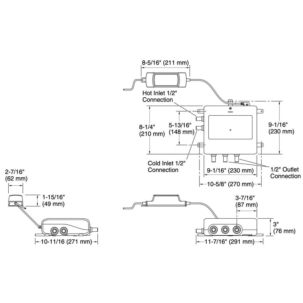 Kohler 28210-NA Anthem Digital Th Valve 3Ot
