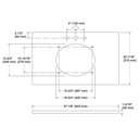 Kohler 28251-EST Quartz 37 Top W/ Oval Um Cutout