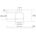 Kohler 28254-EMQ Quartz 49 Top W/ Oval Um Cutout