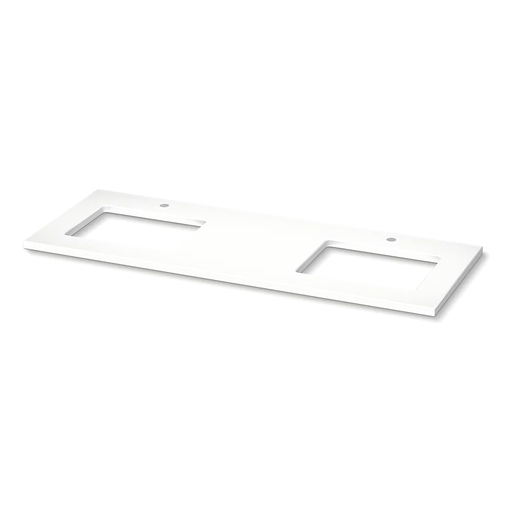 Kohler 28255-MMW Quartz 61 Top W/ 2 Rect Um Cutout Ws