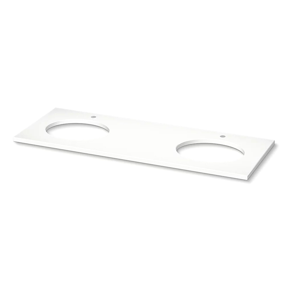 Kohler 28256-MMW Quartz 61 Top W/ 2 Oval Um Cutout Ws