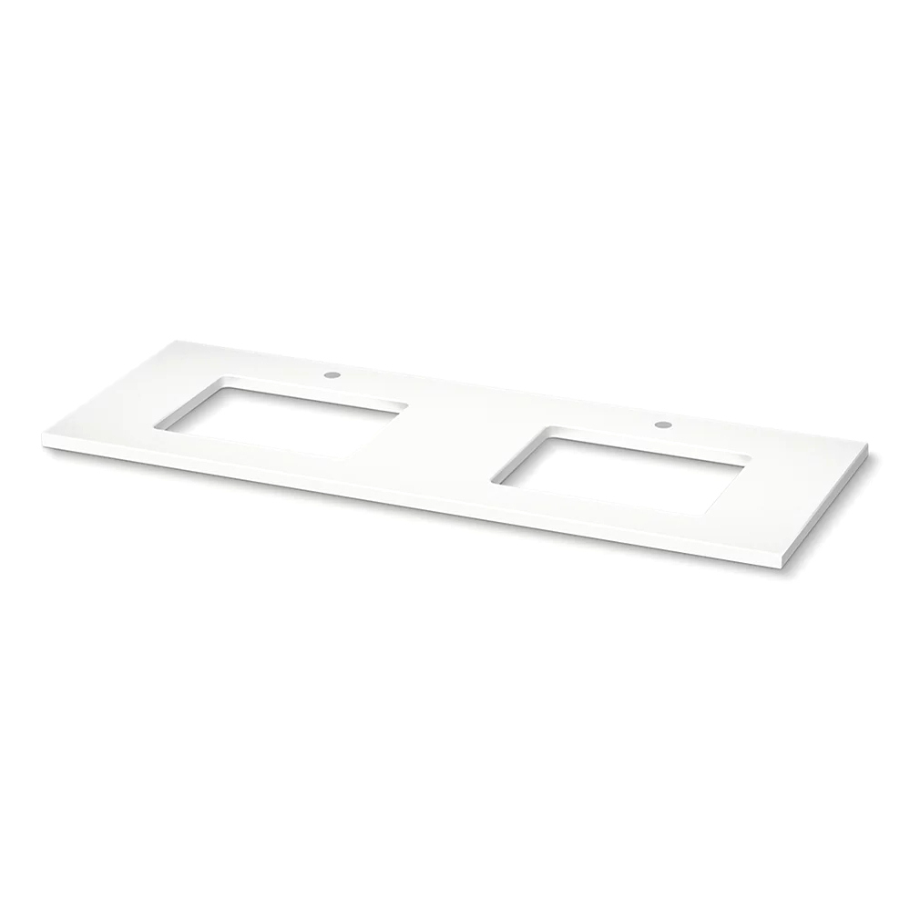 Kohler 28258-MMW Quartz 61 Top W/ 2 Rect Um Cutout Ns