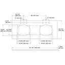 Kohler 28259-MMW Quartz 61 Top W/ 2 Oval Um Cutout Ns