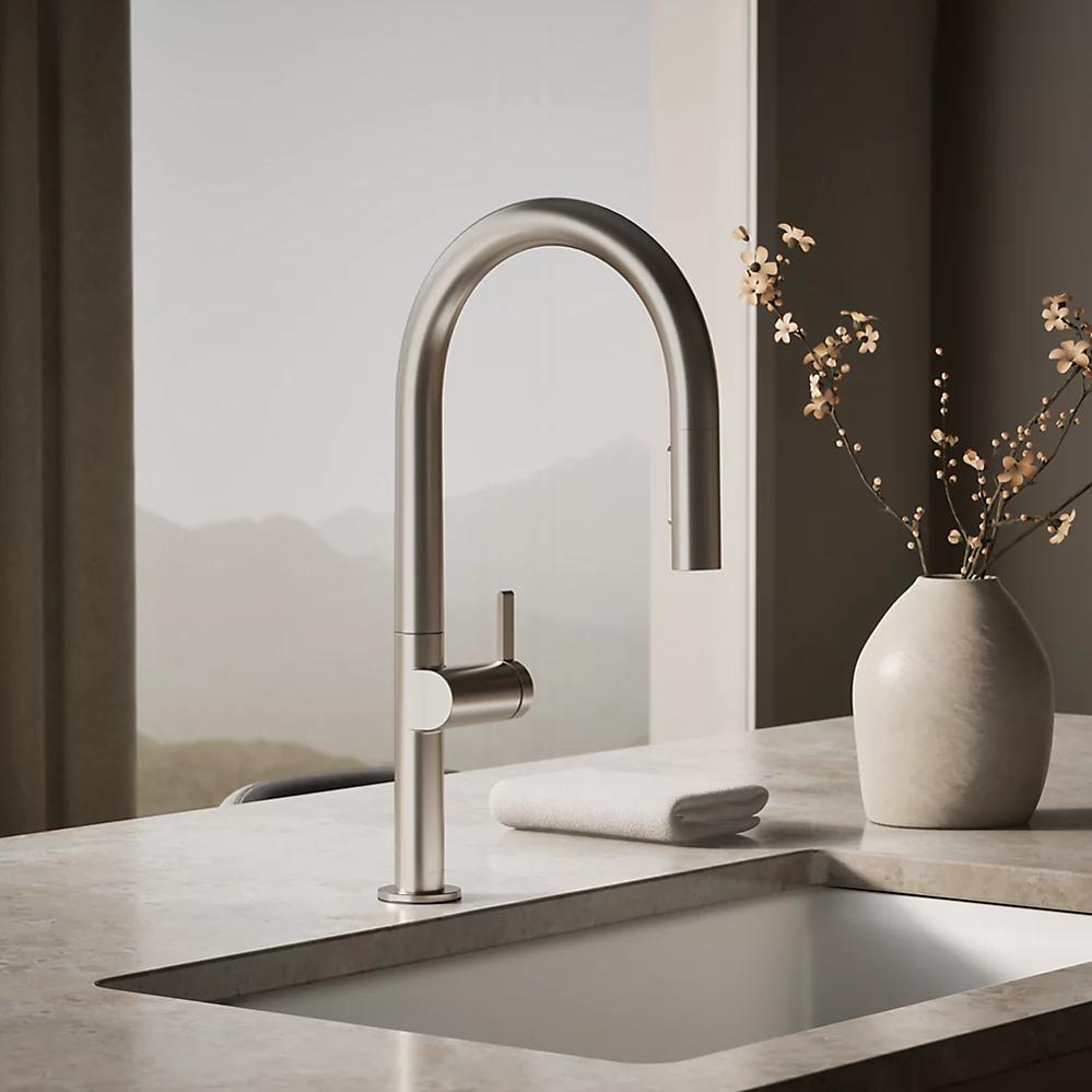 Kohler 28268-VS Components Arc Spout Pull Down Faucet