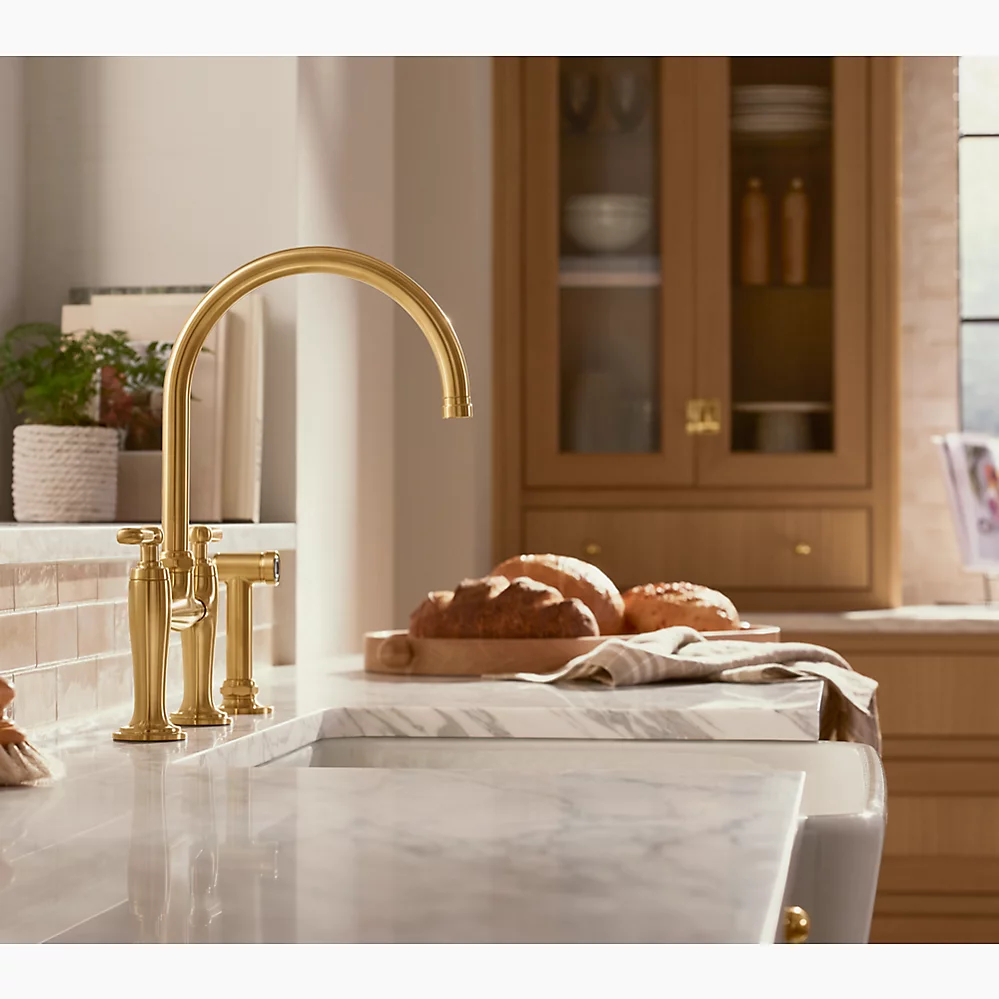 Kohler 28356-BL Edalyn Bridge W/ Side Spray