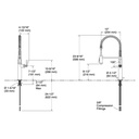 Kohler 28360-2MB Edalyn Semi-Pro Kitchen Faucet
