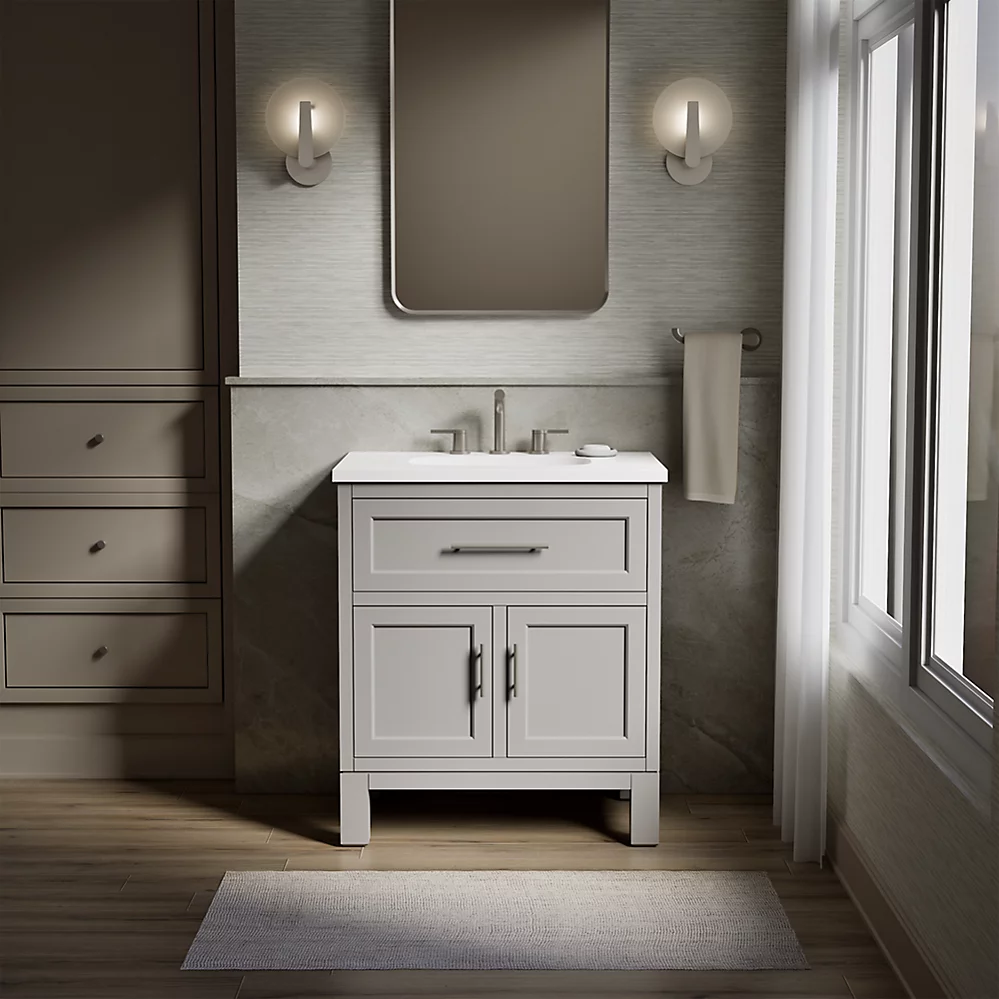 Kohler 28380-ASB-1WT Quo Vanity 30 Inches