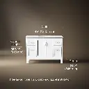 Kohler 28383-ASB-0 Quo Vanity 48 Inches