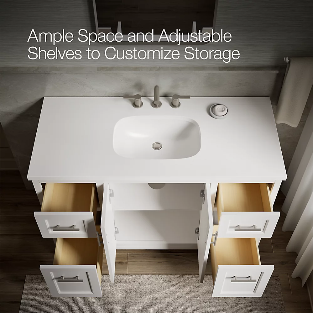 Kohler 28383-ASB-0 Quo Vanity 48 Inches