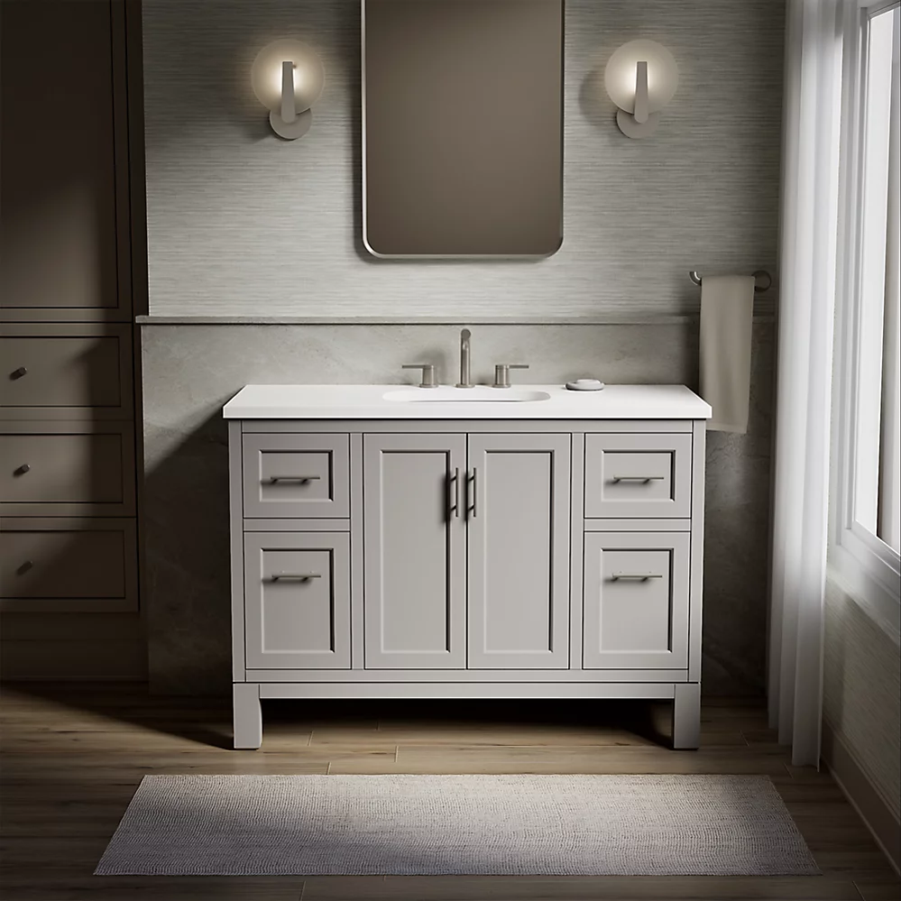 Kohler 28383-ASB-1WT Quo Vanity 48 Inches