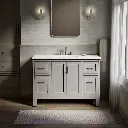 Kohler 28383-ASB-1WT Quo Vanity 48 Inches