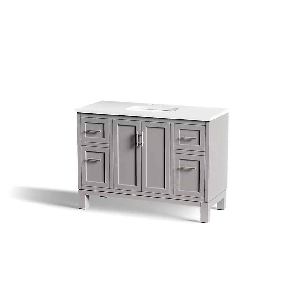Kohler 28383-ASB-1WT Quo Vanity 48 Inches