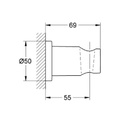 Grohe 27074A00 Rainshower Shower Holder Hard Graphite 2