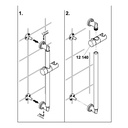 Grohe 12140000 Holder For Sliding Rail Chrome 1