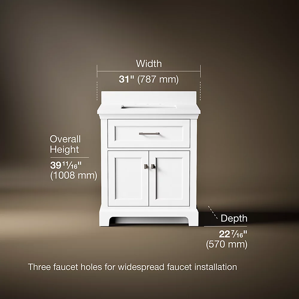 Kohler 29260-BD1-0 Charlemont 30 Inch Vanity Set