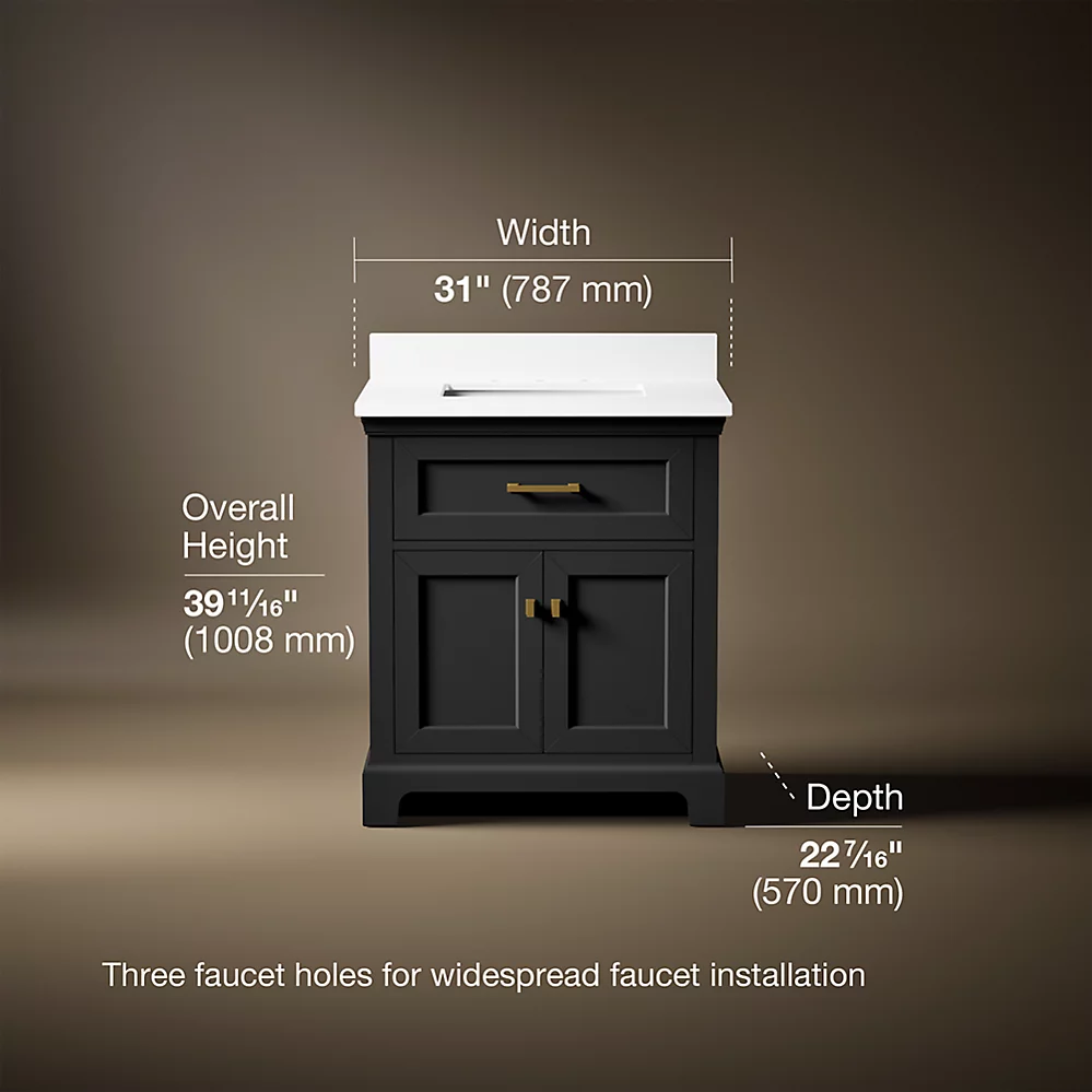 Kohler 29260-BD1-DWG Charlemont 30 Inch Vanity Set