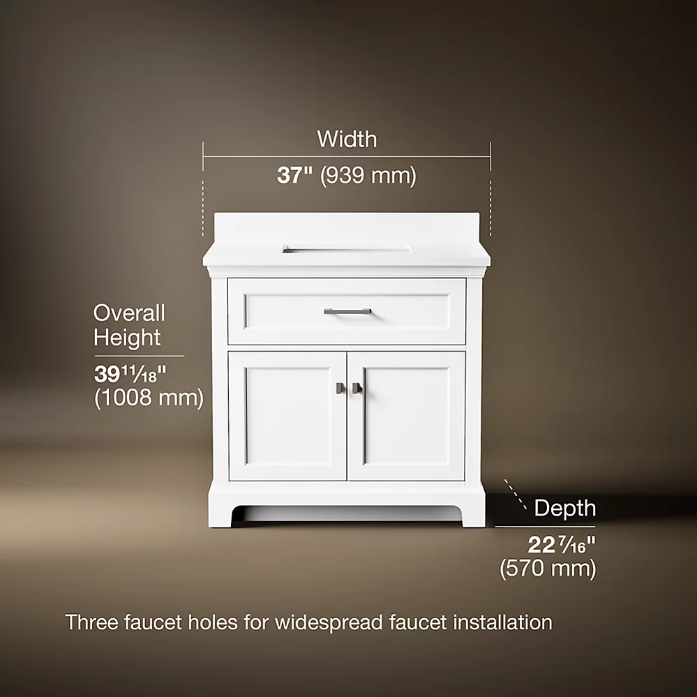 Kohler 29261-BD1-0 Charlemont 36 Inch Vanity Set