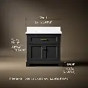 Kohler 29261-BD1-DWG Charlemont 36 Inch Vanity Set