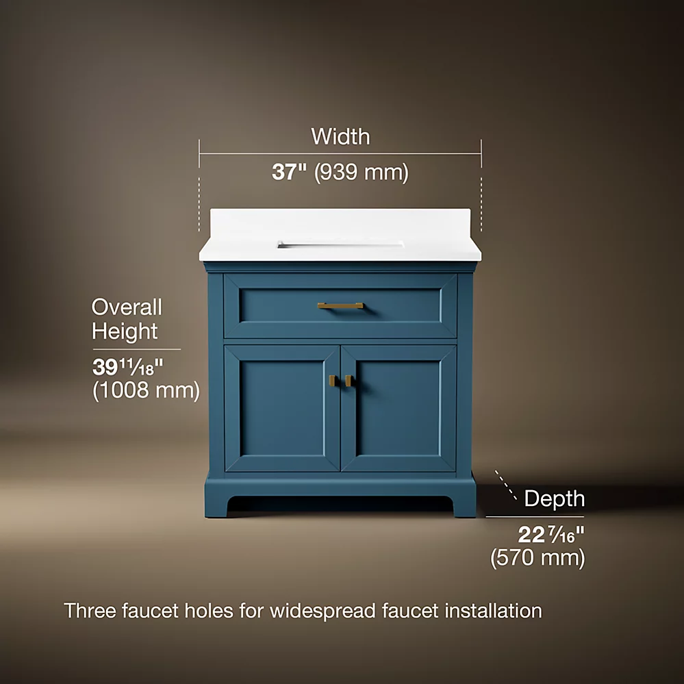 Kohler 29261-BD1-TDB Charlemont 36 Inch Vanity Set
