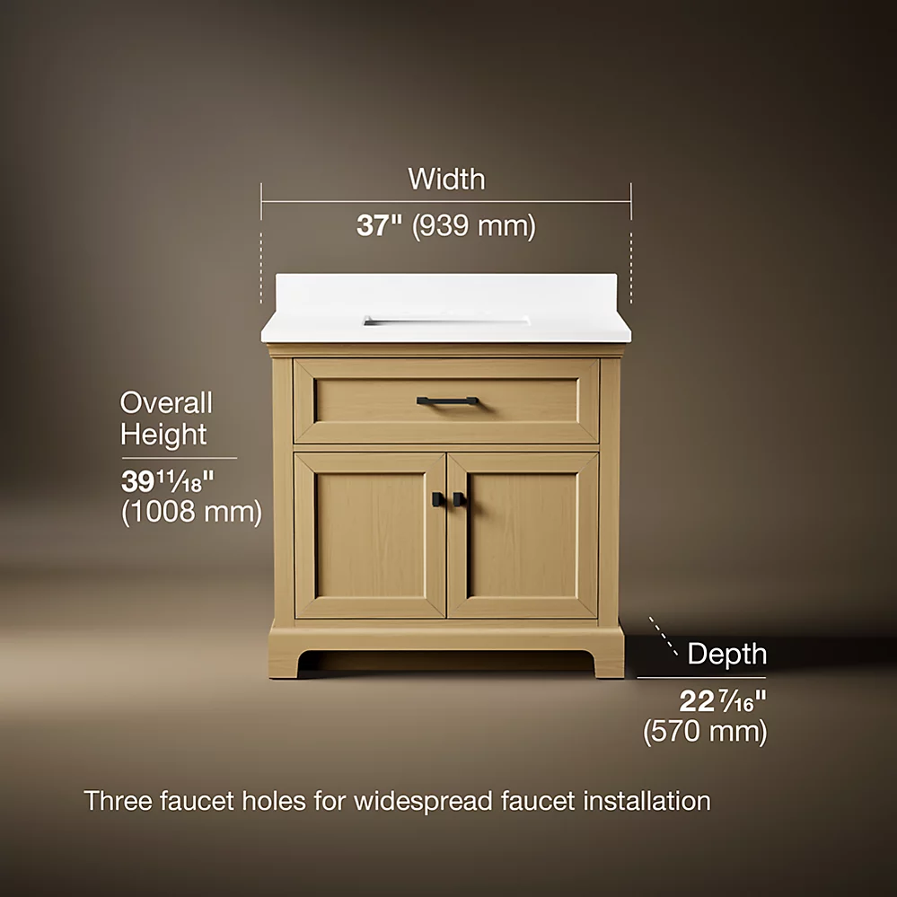 Kohler 29261-BD1-WEK Charlemont 36 Inch Vanity Set