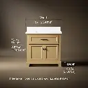 Kohler 29261-BD1-WEK Charlemont 36 Inch Vanity Set