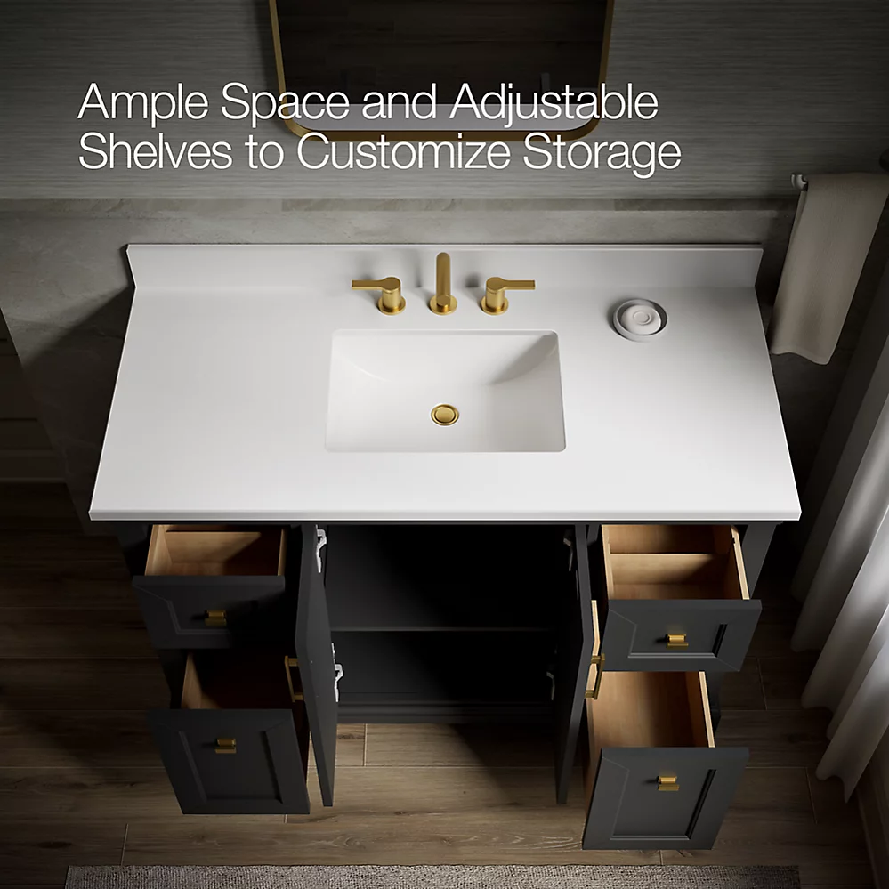 Kohler 29262-BD1-DWG Charlemont 48 Inch Vanity Set
