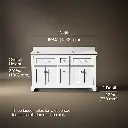 Kohler 29263-BD1-0 Charlemont 60 Inch Vanity Set