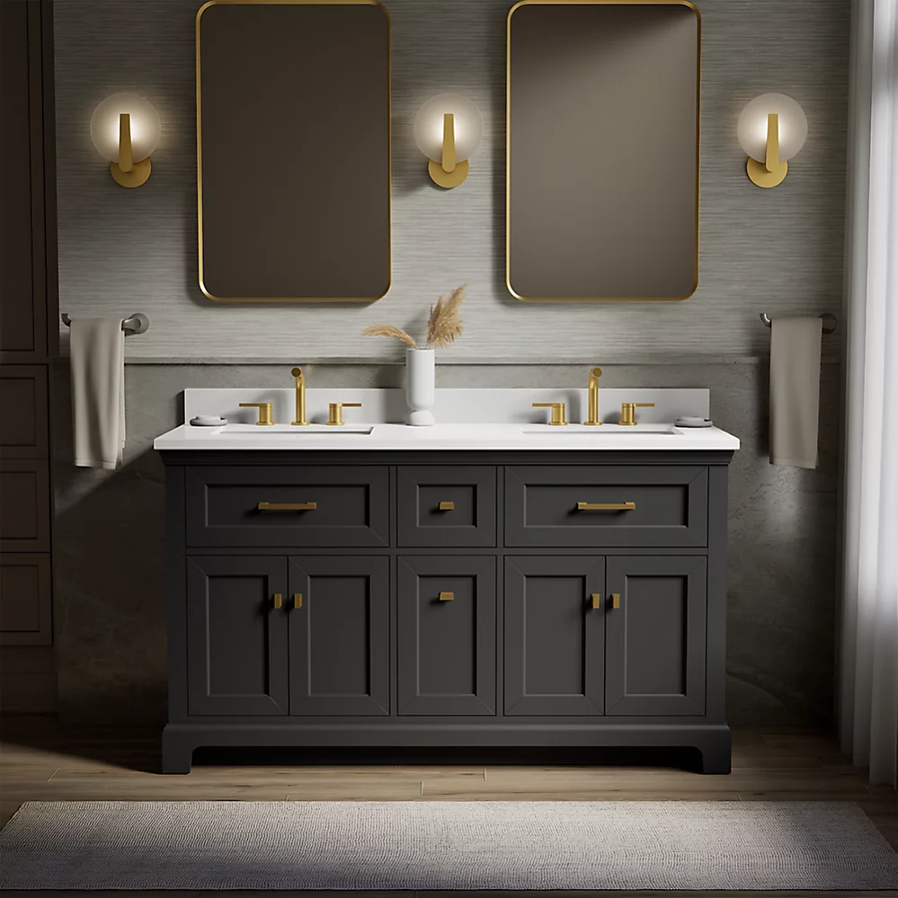 Kohler 29263-BD1-DWG Charlemont 60 Inch Vanity Set