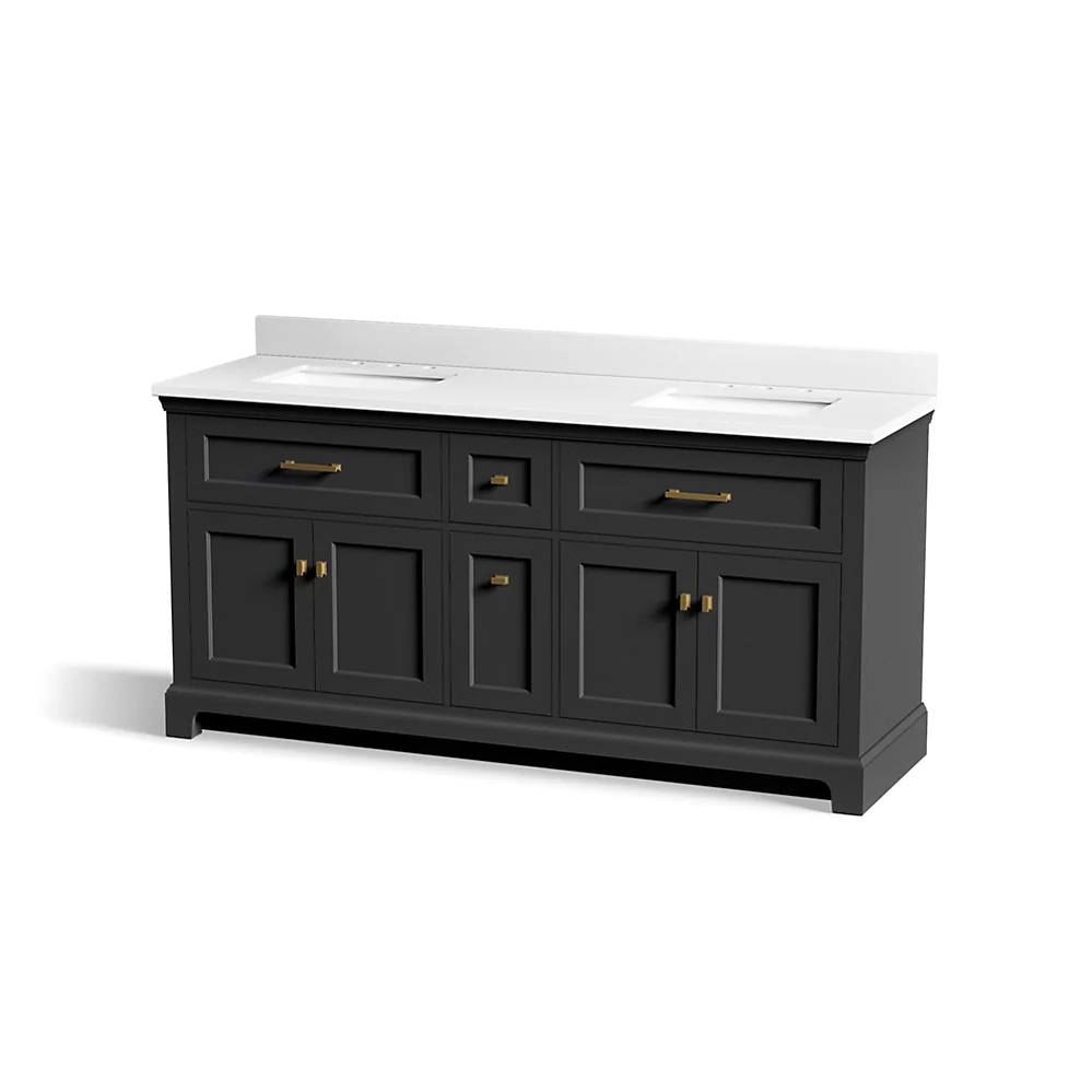 Kohler 29264-BD1-DWG Charlemont 72 Inch Vanity Set