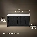 Kohler 29264-BD1-DWG Charlemont 72 Inch Vanity Set