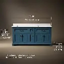 Kohler 29264-BD1-TDB Charlemont 72 Inch Vanity Set