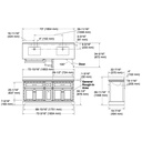 Kohler 29264-BD1-TDB Charlemont 72 Inch Vanity Set