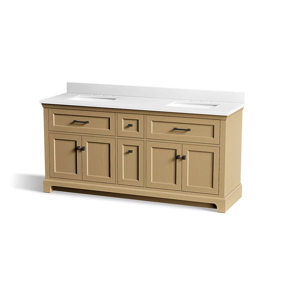 Kohler 29264-BD1-WEK Charlemont 72 Inch Vanity Set