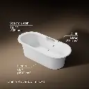 Kohler 29326-0-0 Volute Oval 63 W Base
