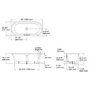 Kohler 29326-0B7-0 Volute Oval 62 W Base