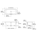 Kohler 29326-P5-0 Volute Oval 63 W Base